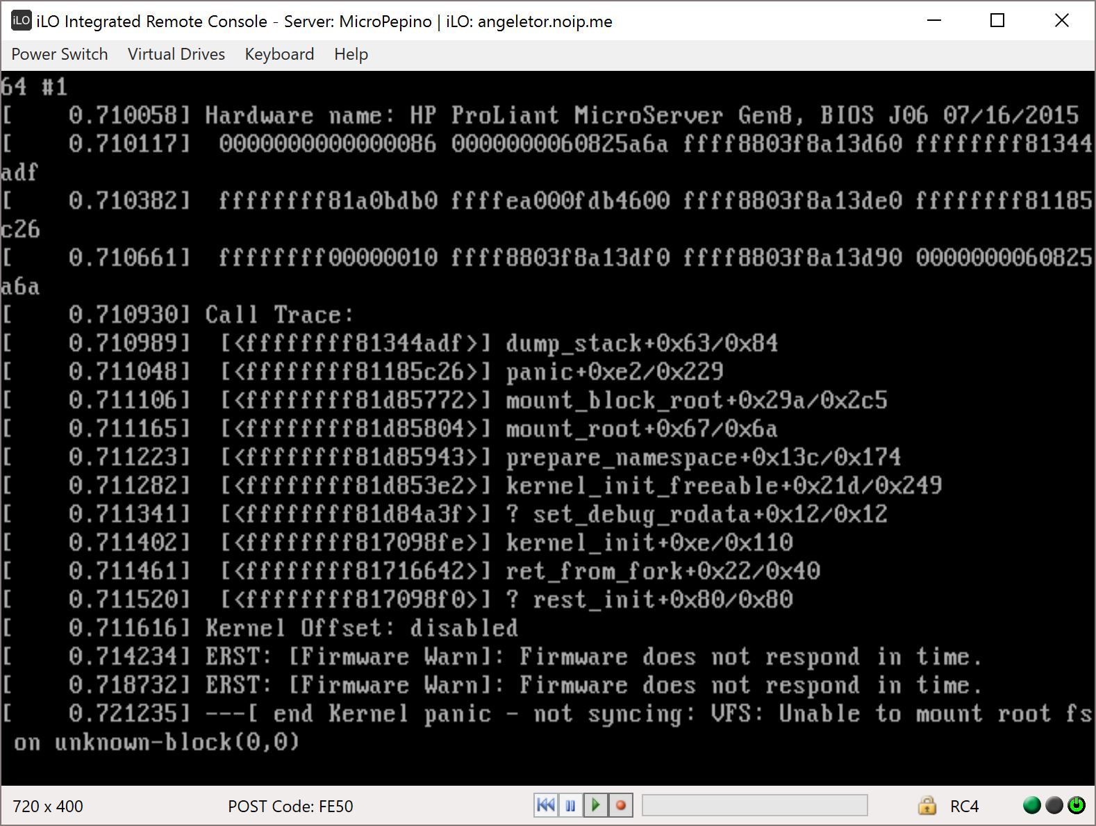 Kernel Panic After Upgrade To 3 8 10 Bugs Rockstor Community Forum