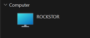 W11 Network File Explorer